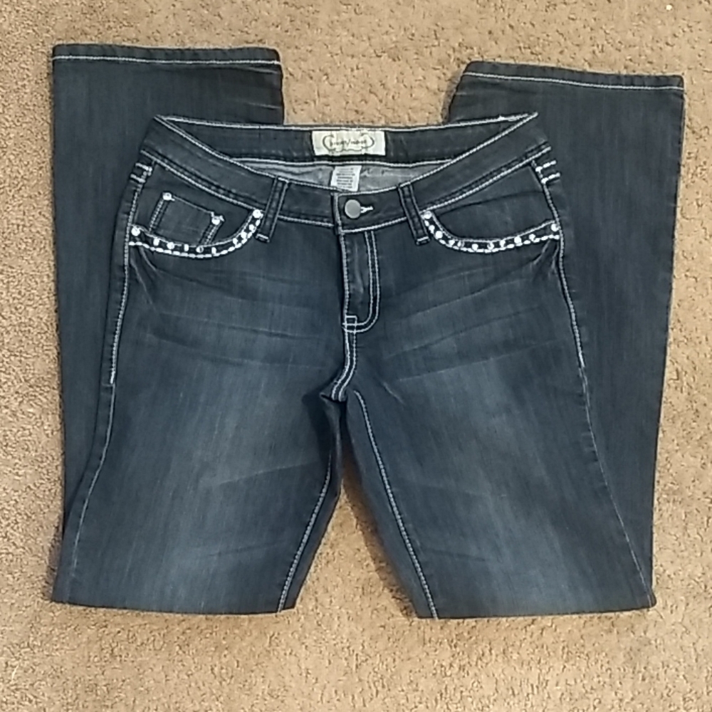 Project indigo size 9 dark wash jeans